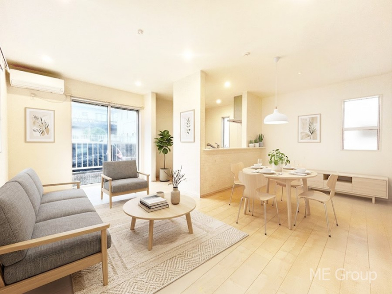 ���r���O�@�Ƒ��̘a�₩�ȉ�b���������Ă������B�J�����̂��郊�r���O�ł��B���Ƌ��CG�ł�  