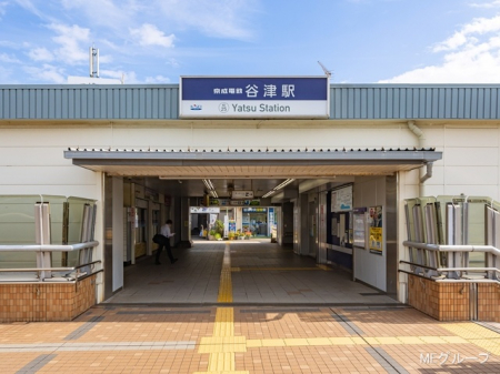 周辺環境　駅 160m 京成本線「谷津」駅